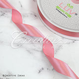 7/8" Single Face Satin Ribbon - 100 Yards (Dusty Pink)