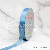 7/8" Single Face Satin Ribbon - 100 Yards (French Blue)