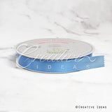 7/8" Single Face Satin Ribbon - 100 Yards (French Blue)