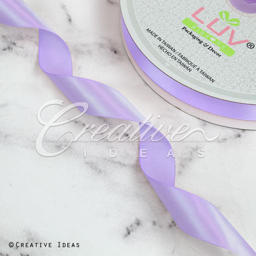 7/8" Single Face Satin Ribbon - 100 Yards (Iris)
