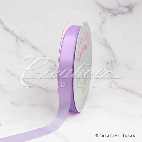 7/8" Single Face Satin Ribbon - 100 Yards (Lavender)