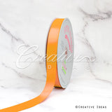 7/8" Single Face Satin Ribbon - 100 Yards (Light Gold)