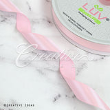 7/8" Single Face Satin Ribbon - 100 Yards (Light Pink)