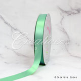 7/8" Single Face Satin Ribbon - 100 Yards (Mint Green)