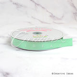 7/8" Single Face Satin Ribbon - 100 Yards (Mint Green)