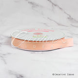 7/8" Single Face Satin Ribbon - 100 Yards (Peach)