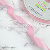 7/8" Single Face Satin Ribbon - 100 Yards (Pink)