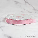 7/8" Single Face Satin Ribbon - 100 Yards (Pink)