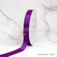 7/8" Single Face Satin Ribbon - 100 Yards (Plum)