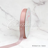 7/8" Single Face Satin Ribbon - 100 Yards (Rose Gold)