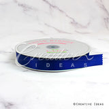 7/8" Single Face Satin Ribbon - 100 Yards (Royal Blue)