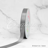 7/8" Single Face Satin Ribbon - 100 Yards (Silver)