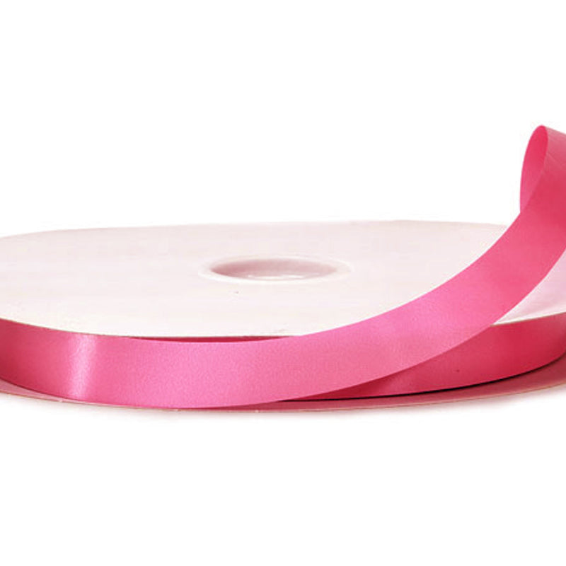 7/8"x100 yard Hot Pink Polyester Satin Gift Ribbon