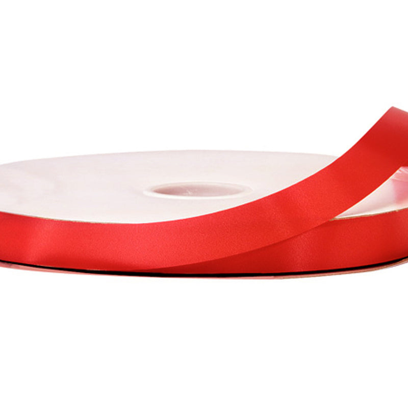 7/8"x100 yard Red Polyester Satin Gift Ribbon