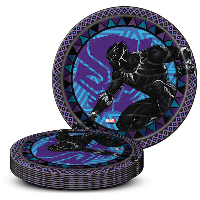 Black Panther Dessert Plates 8 Pack