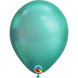 Latex Balloons 7 Inch Chrome Green