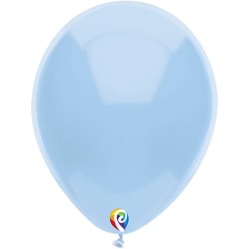 Baby Blue Latex Balloons 7 Inch