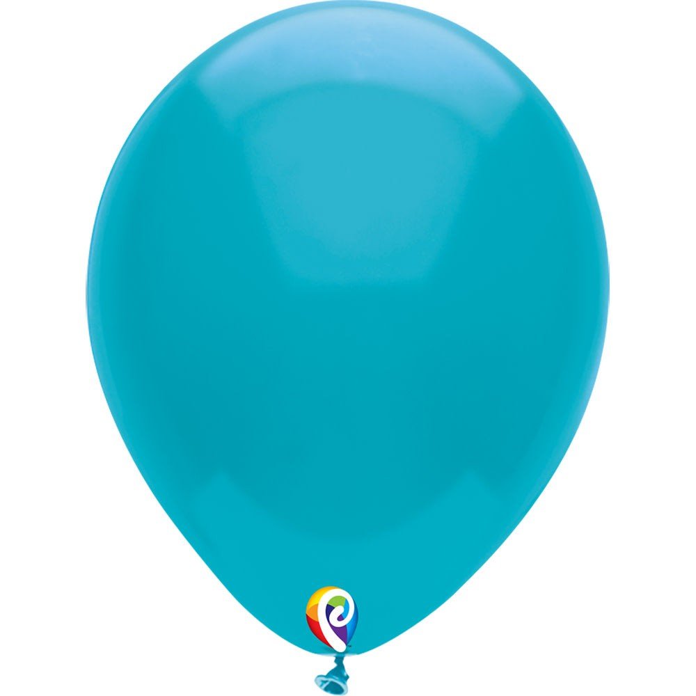 Latex Balloons 7 Inch Funsational Turquoise