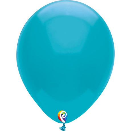 Latex Balloons 7 Inch Funsational Turquoise