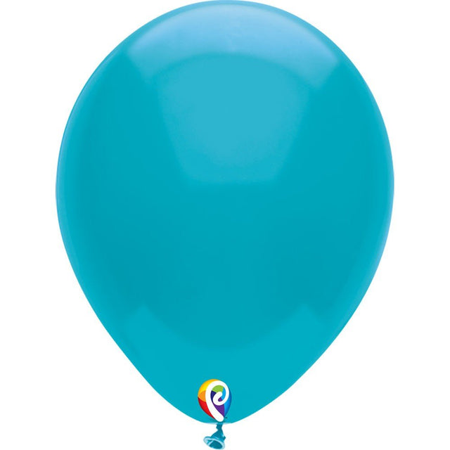 Latex Balloons 7 Inch Funsational Turquoise