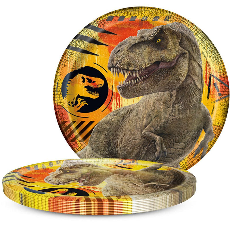 Jurassic World 3 Dessert Plates 8 Pack