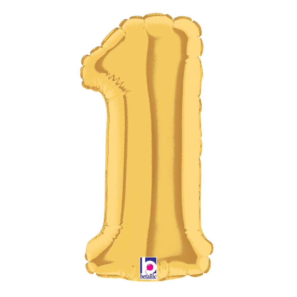 Foil Balloon Number 1 Gold Megaloon