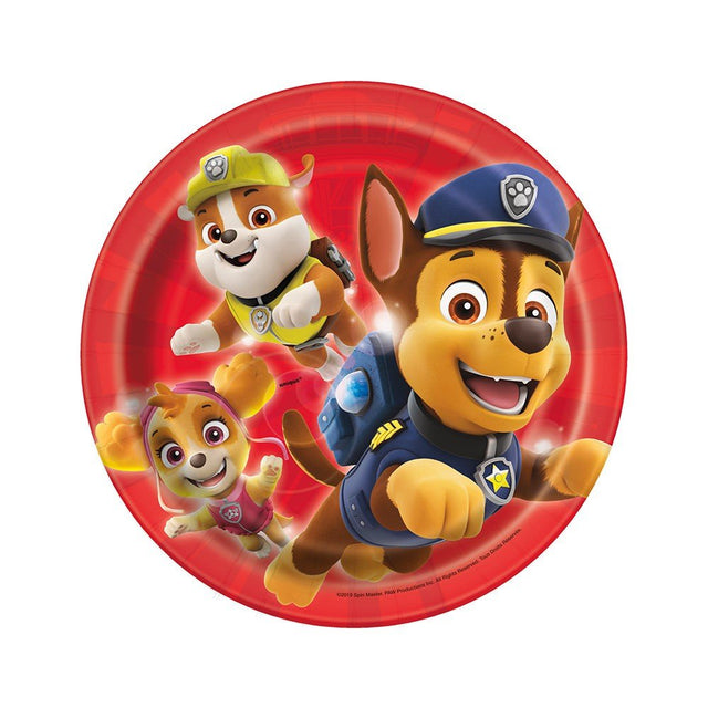 Paw Patrol Dessert Plates 8 Pack