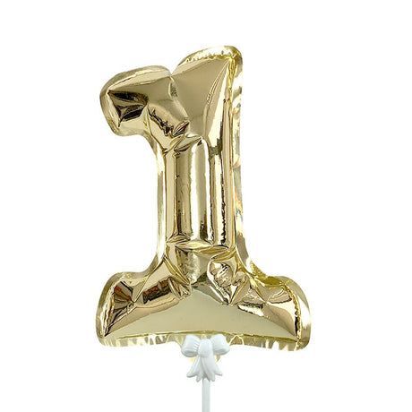 Foil Balloon Number 1 Gold