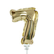 Foil Balloon Number 7 Gold