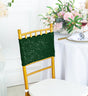 Sequin Spandex Chair Bands 7x13 Hunter Green/Holly Green