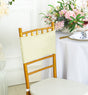 Sequin Spandex Chair Bands 7x13 Ivory
