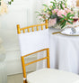 Sequin Spandex Chair Bands White 7x13