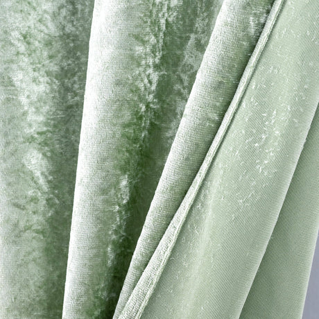Velvet Backdrop Drape Panel 12 ft x 57 in Dusty Sage