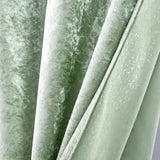Velvet Backdrop Drape 10 ft x 57 in Dusty Sage