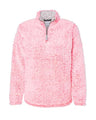 J. America Women's Epic Sherpa Quarter-Zip Pullover