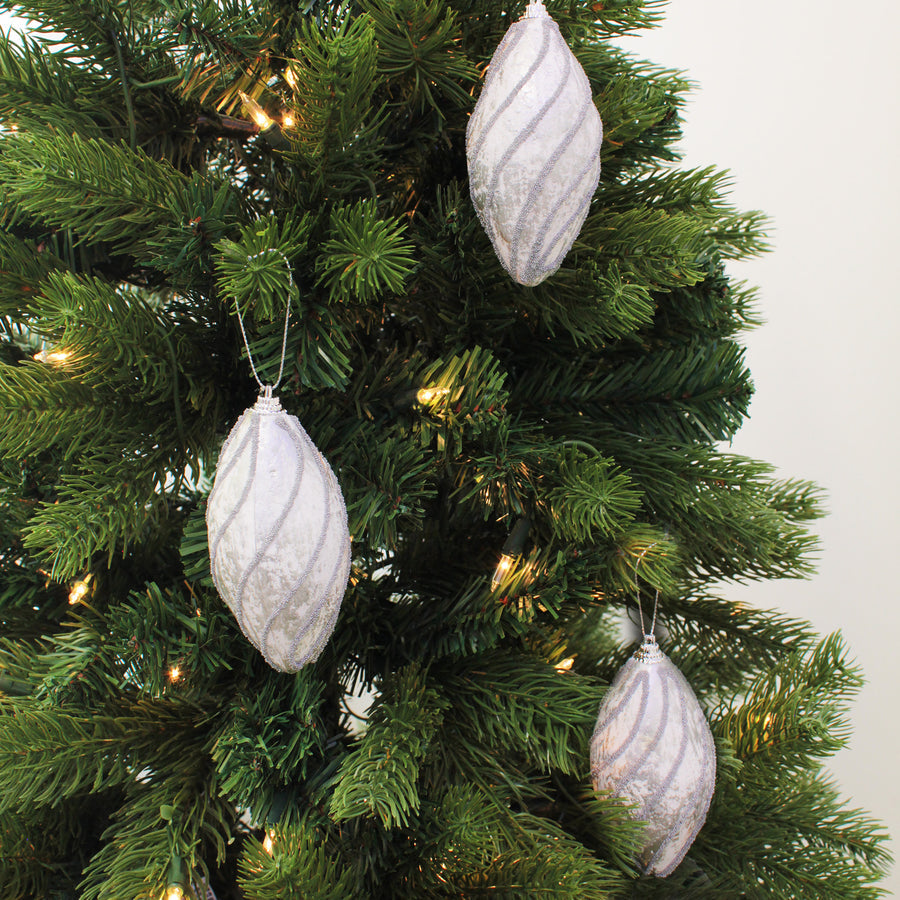 11cm Olive With Silver Slant Lines 3pcs