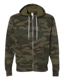 Independent Trading Co. Unisex Lightweight Full-Zip Hooded Sweatshirt