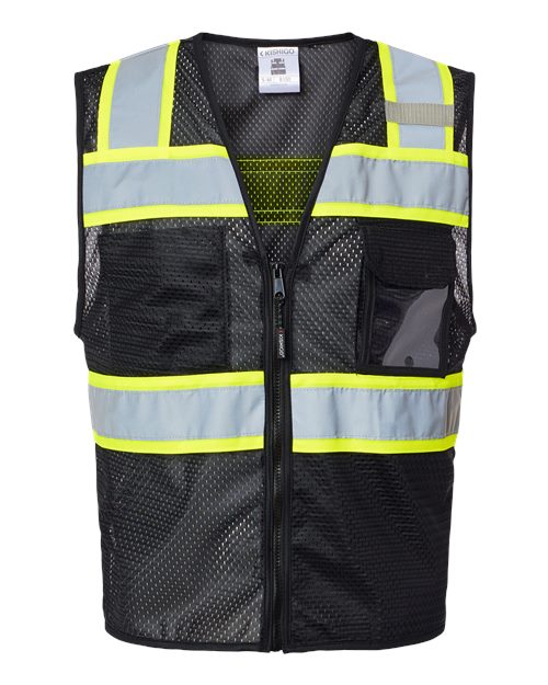 EV Series® Enhanced Visibility 3 Pocket Mesh Vest