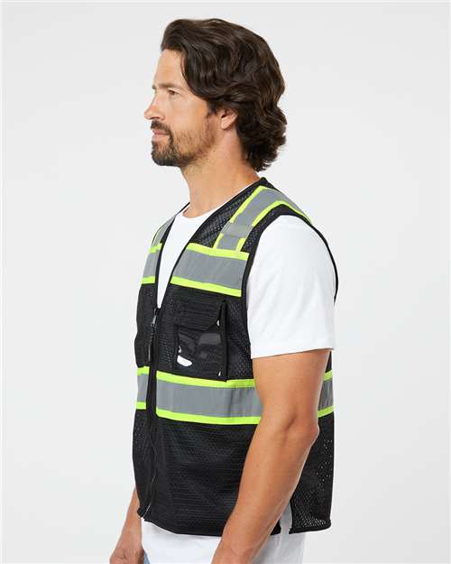 EV Series® Enhanced Visibility 3 Pocket Mesh Vest