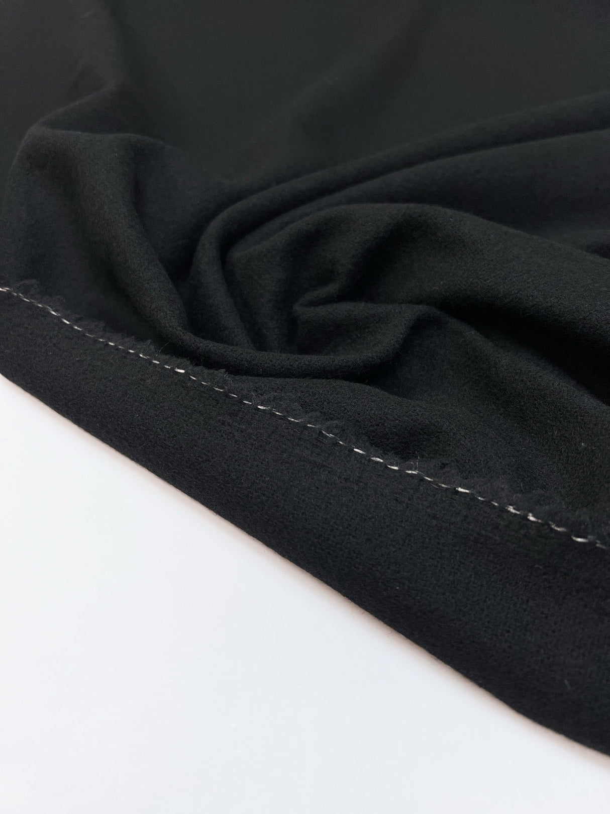 Wool Suit Fabric Black