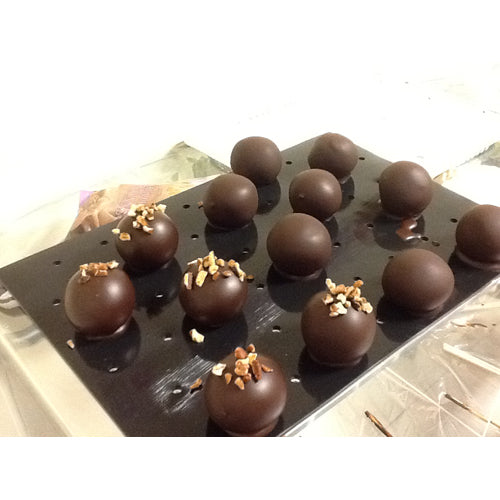50-Hole Bonbon Dipping Stand with Mat & Dipping Sticks