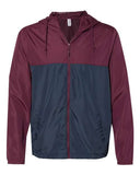 Men's Lightweight Waterproof Windbreaker Full-Zip Jacket