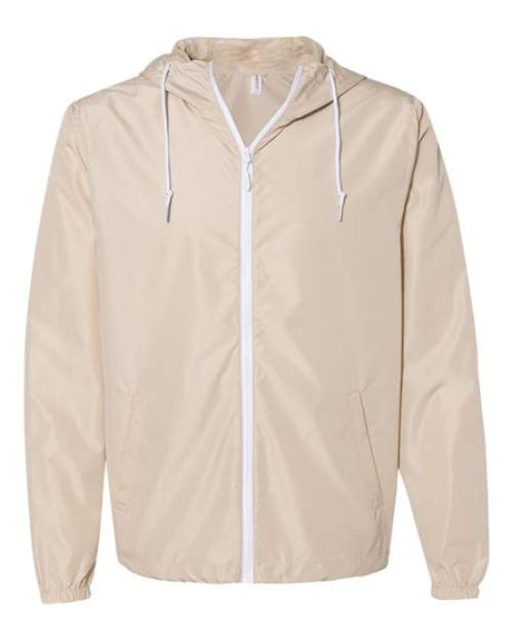 Men's Lightweight Waterproof Windbreaker Full-Zip Jacket