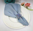 Cloth Dinner Napkin 17x17 Premium Polyester Dusty Blue
