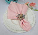 10 Piece Pack Premium Polyester 17"x17" Napkins for Elegant Table