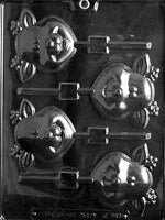 Cute Reindeer Lolly Chocolate Mold