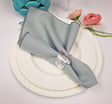 Polyester Dinner Napkin 17x17 Silver