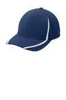 Sport-Tek® Flexfit® Performance Colorblock Cap Structured Mid Profile Moisture Wicking Stretch Fit