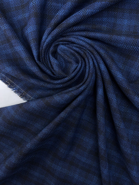 Acrylic Polyamide Checked Tweed