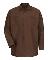 Red Kap Men's Tall Industrial Long Sleeve Work Shirt
